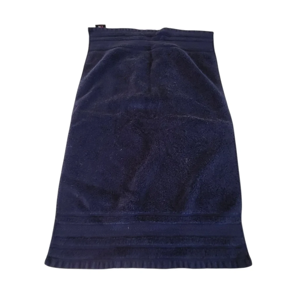 Tommy Hilfiger Navy Blue 18x30 Hand Towel - 100% Cotton